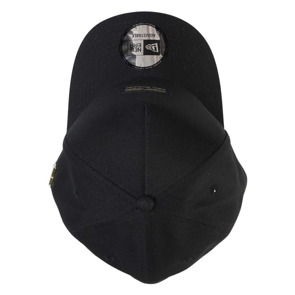 ニューエラ（NEW ERA）（メンズ、レディース）帽子 9FORTY A-Frame Metal Flag ブラック ウーブンパッチ キャップ 14388670