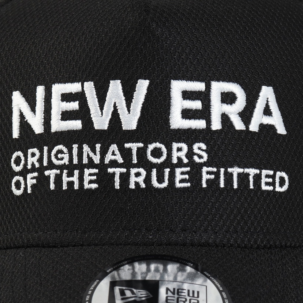 ニューエラ（NEW ERA）（メンズ、レディース）キャップ 9FORTY A-Frame Diamond Era 黒 14388674 メッシュキャップ サイズ調整 吸汗速乾 紫外線対策