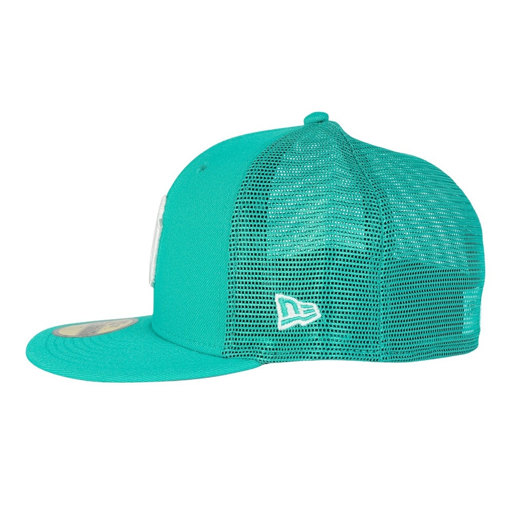 ニューエラ（NEW ERA）（メンズ、レディース）帽子 キャップ 59FIFTY トラッカー Beautiful Beach ニューヨーク・ヤンキース  青 S-Lサイズ 14388812 メッシュ