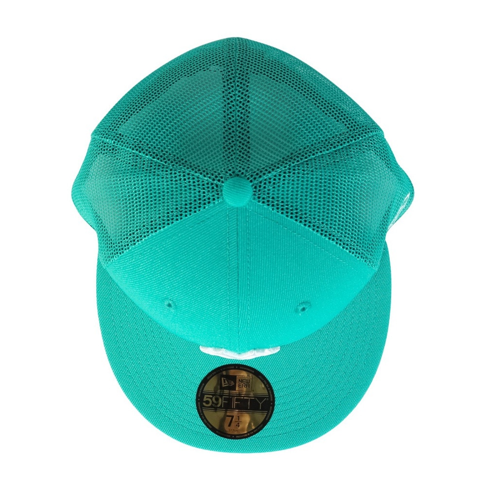 ニューエラ（NEW ERA）（メンズ、レディース）帽子 キャップ 59FIFTY トラッカー Beautiful Beach ニューヨーク・ヤンキース  青 S-Lサイズ 14388812 メッシュ