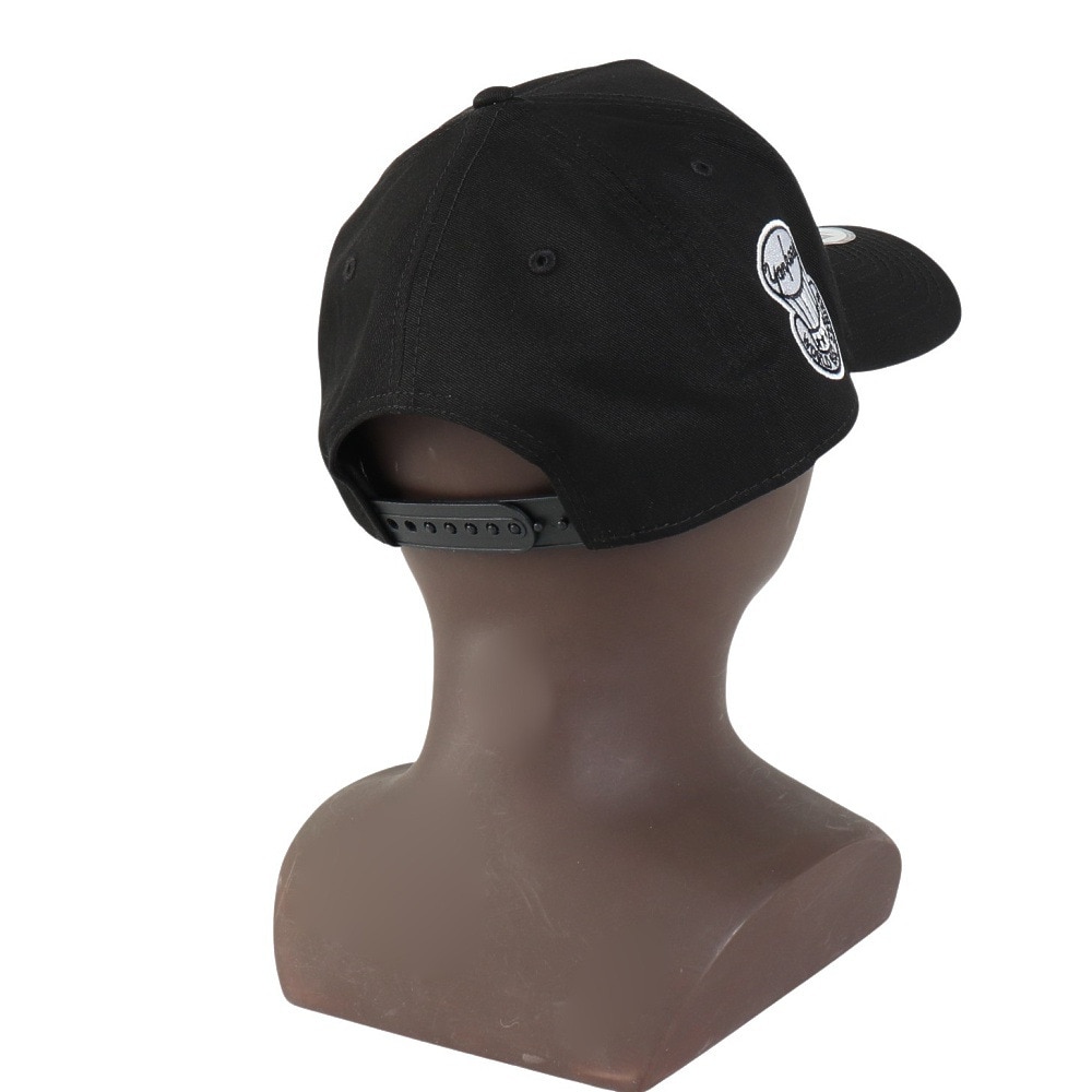ニューエラ（NEW ERA）（メンズ、レディース）9FORTY A-Frame MLB Black & White ニューヨーク ヤンキース クーパーズタウン キャップ 14307496