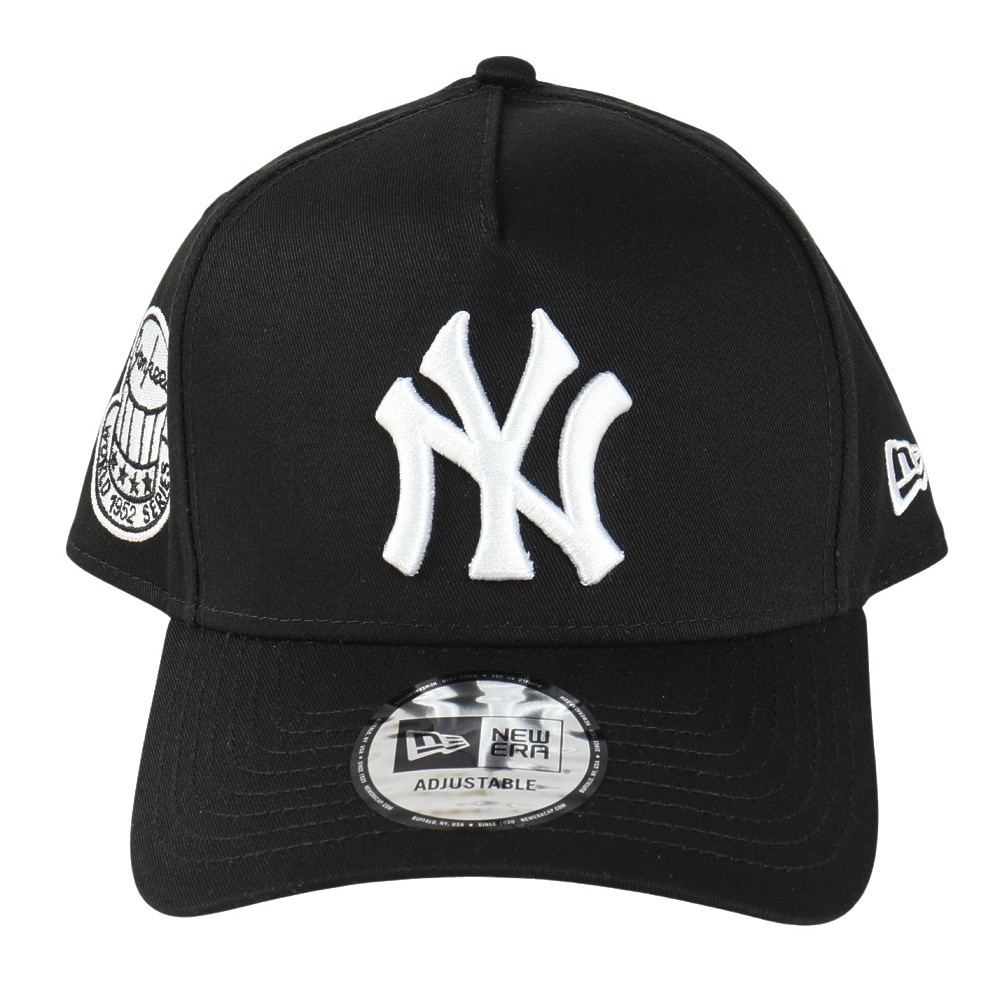 ニューエラ（NEW ERA）（メンズ、レディース）9FORTY A-Frame MLB Black & White ニューヨーク ヤンキース クーパーズタウン キャップ 14307496