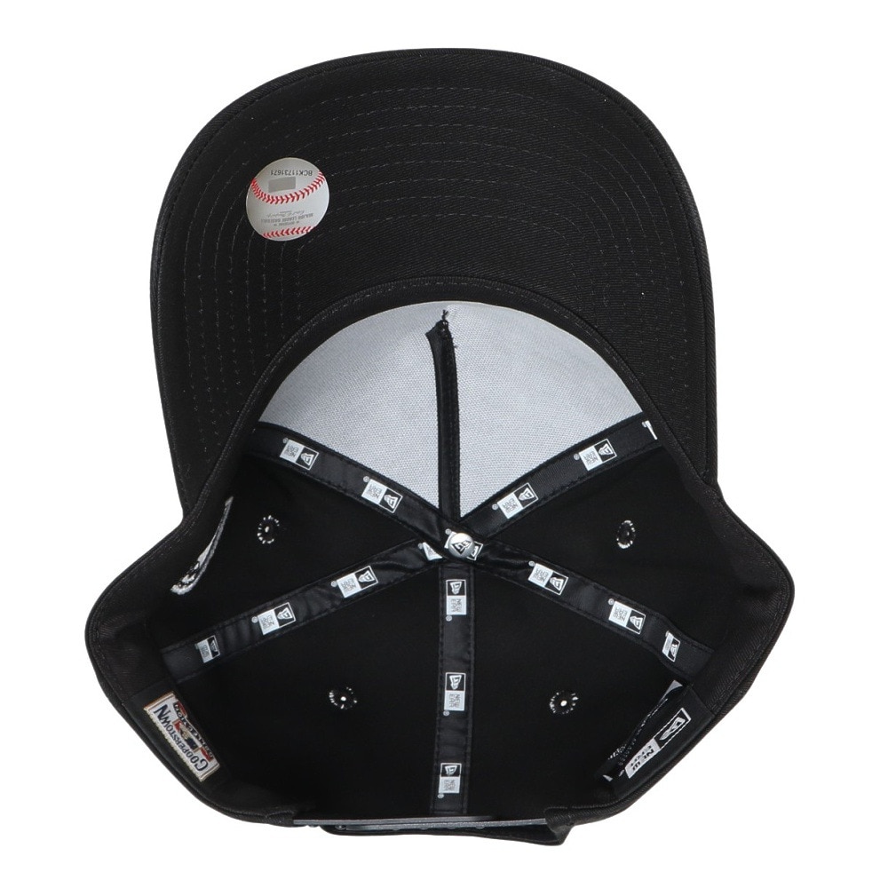 ニューエラ（NEW ERA）（メンズ、レディース）9FORTY A-Frame MLB Black & White ニューヨーク ヤンキース クーパーズタウン キャップ 14307496