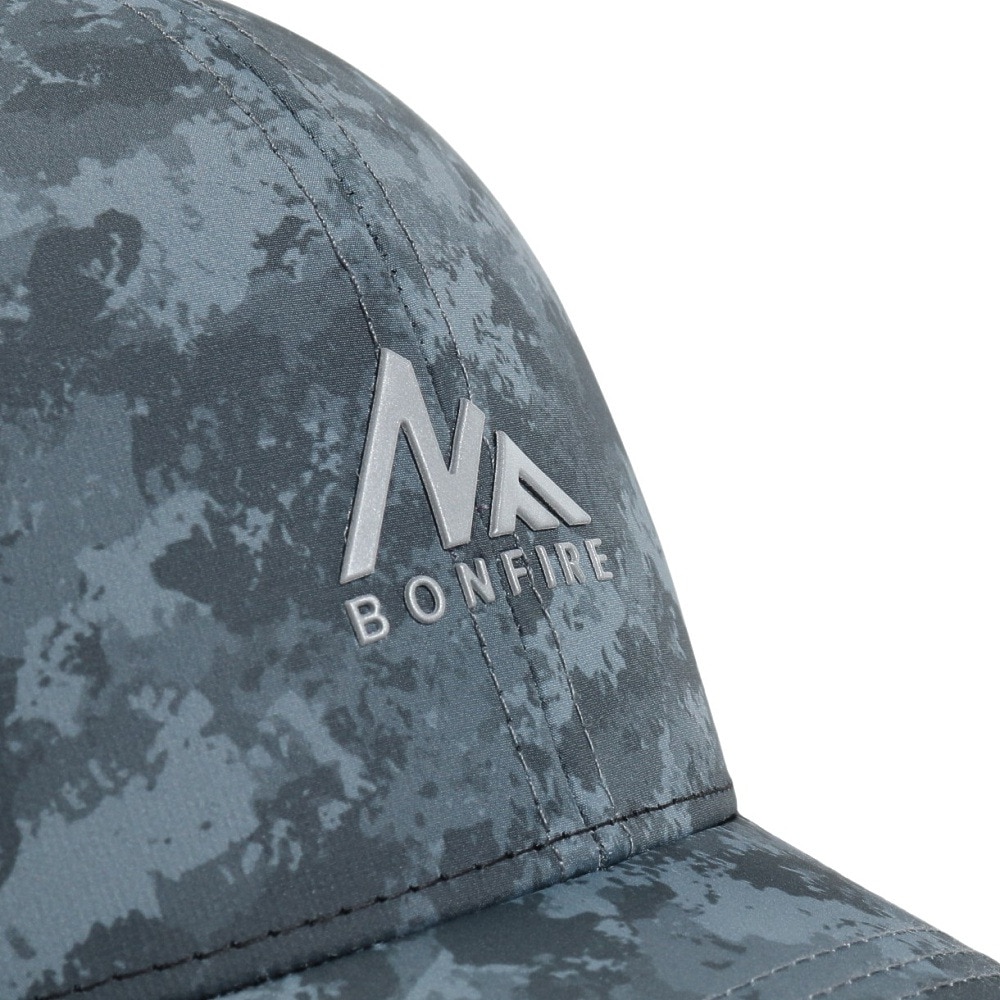 ボンファイア（Bonfire）（メンズ）メッシュキャップ カモ柄パターン グレー 20BNF5SST2370 BLK 吸汗速乾 接触冷感 リフレクター カジュアル おしゃれ 