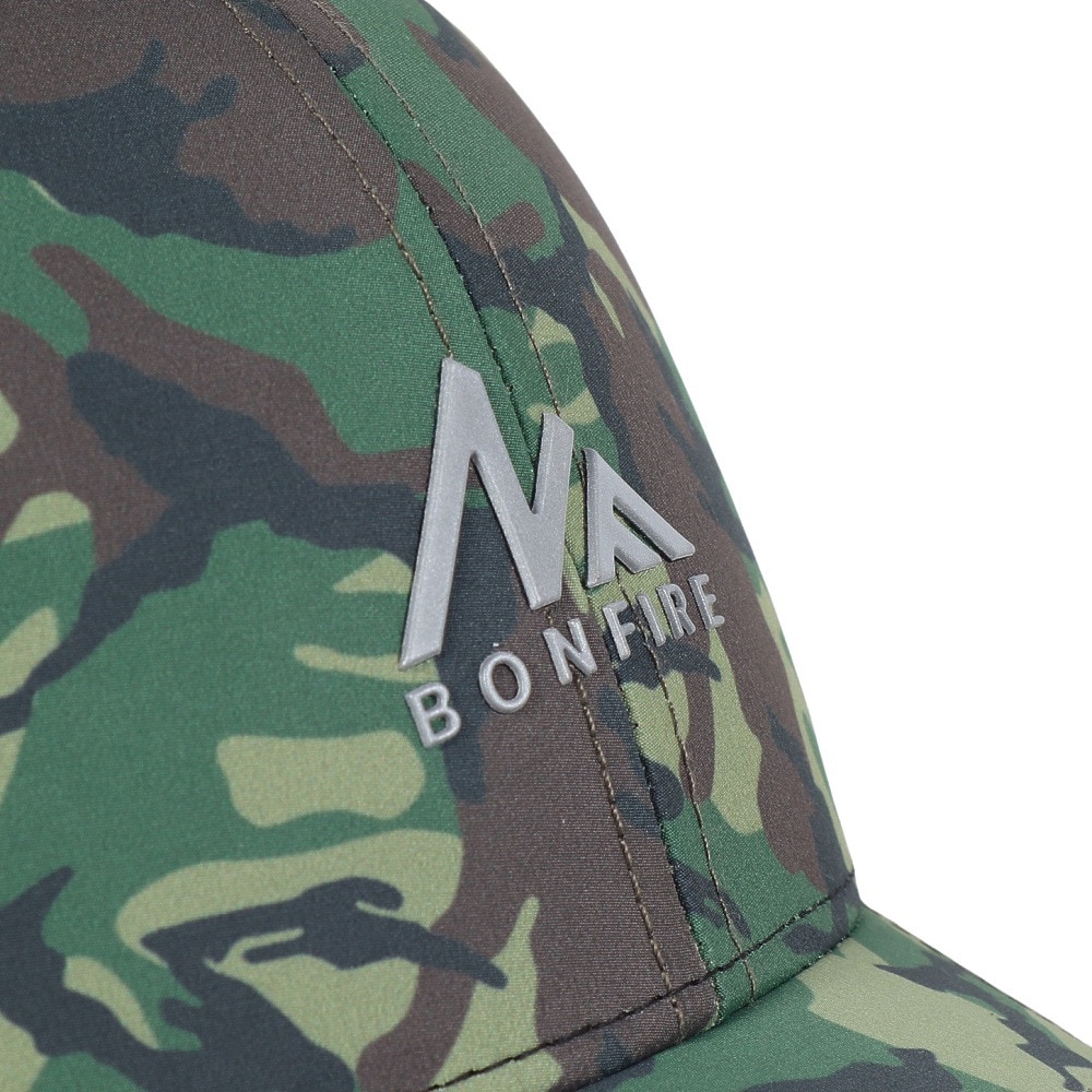 ボンファイア（Bonfire）（メンズ）メッシュキャップ カモ柄パターン 緑 20BNF5SST2370 GRN 吸汗速乾 接触冷感 リフレクター カジュアル おしゃれ 日除け対策 
