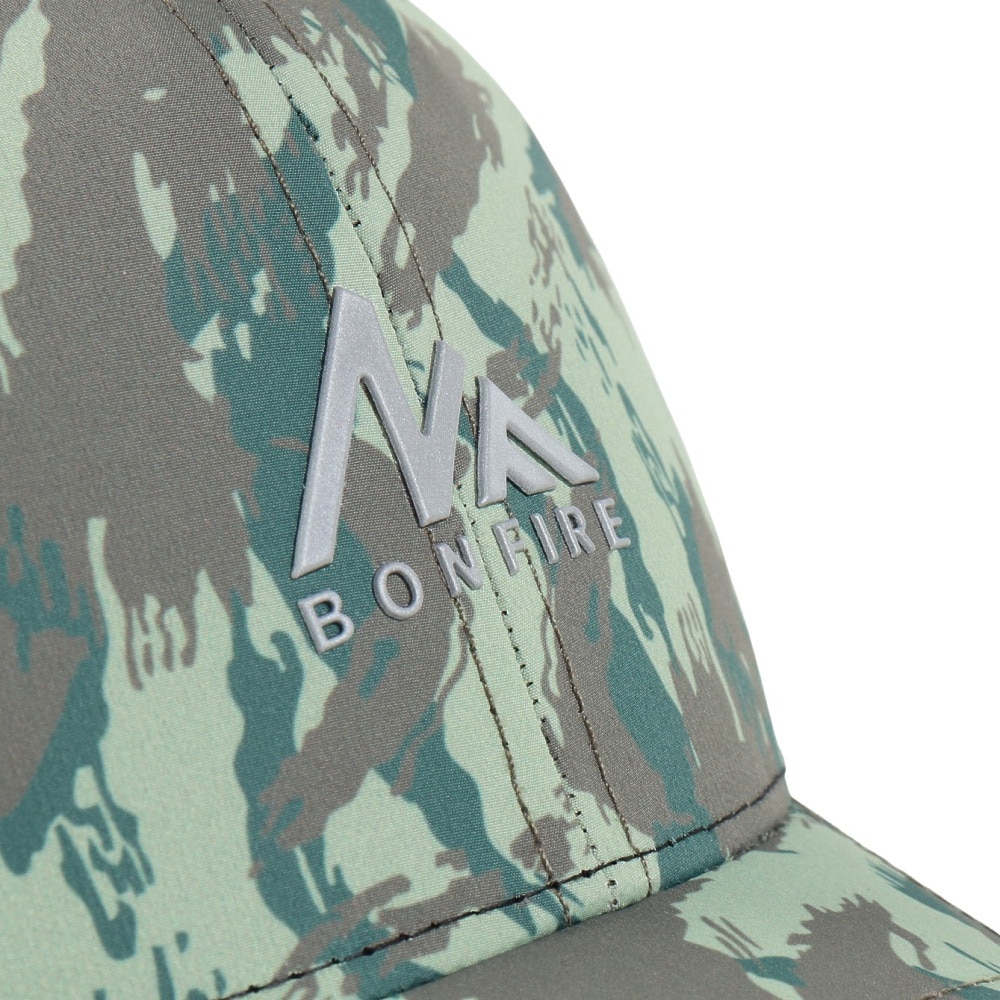 ボンファイア（Bonfire）（メンズ）メッシュキャップ カモ柄パターン カーキ 20BNF5SST2370 KHK 吸汗速乾 接触冷感 リフレクター カジュアル おしゃれ 日除け