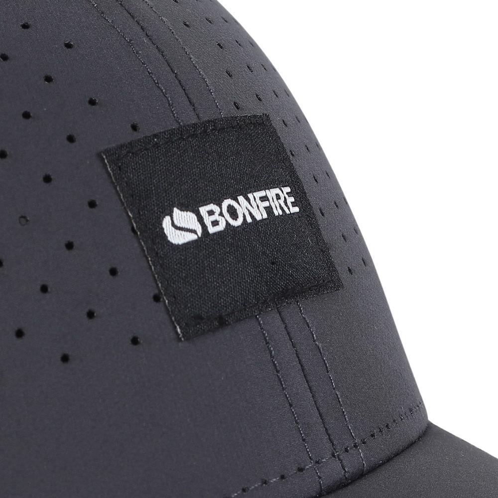 ボンファイア（Bonfire）（メンズ）メッシュキャップ レーザーカット チャコールグレー 20BNF5SST2372 CGRY 吸汗速乾 接触冷感 リフレクター カジュアル 