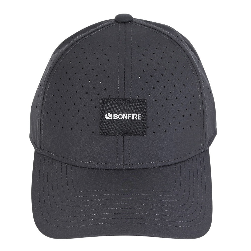 ボンファイア（Bonfire）（メンズ）メッシュキャップ レーザーカット チャコールグレー 20BNF5SST2372 CGRY 吸汗速乾 接触冷感 リフレクター カジュアル 