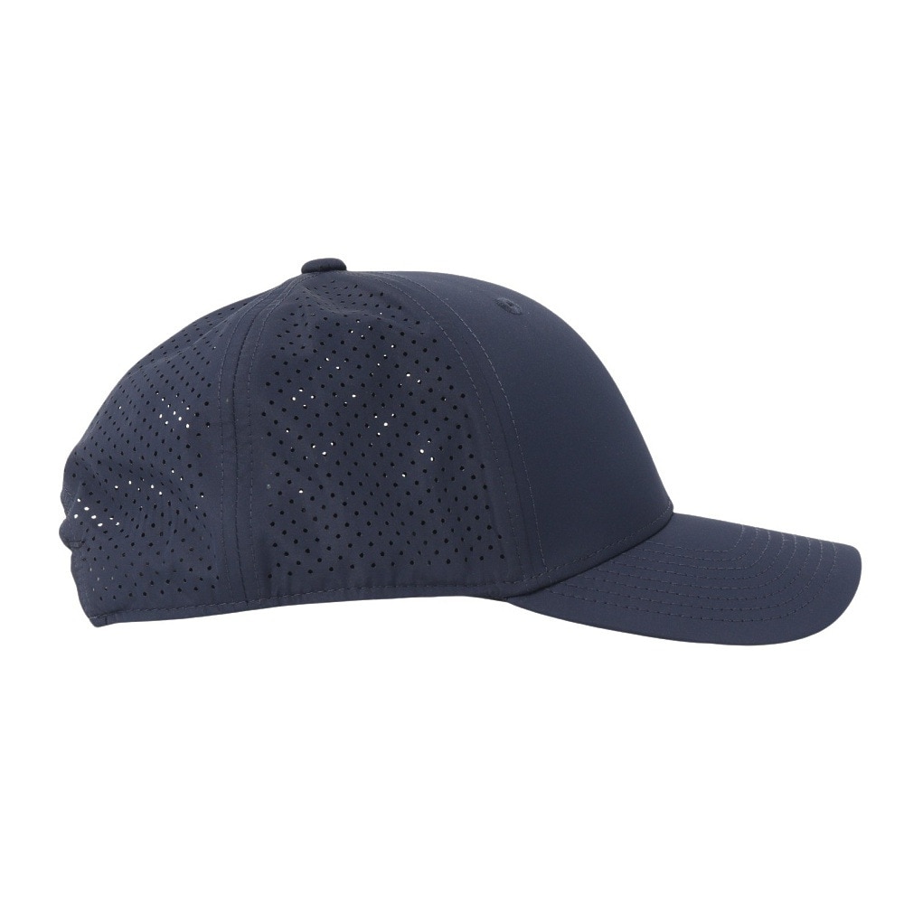 クー（Coo.）（メンズ）帽子 ビッグサイズ  レーザーメッシュキャップ 紺 897CO5ST0007 NVY 吸汗速乾 リフレクター 接触冷感 シンプル カジュアル 通気性