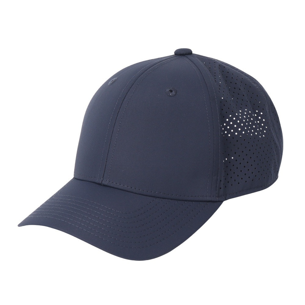 クー（Coo.）（メンズ）帽子 ビッグサイズ  レーザーメッシュキャップ 紺 897CO5ST0007 NVY 吸汗速乾 リフレクター 接触冷感 シンプル カジュアル 通気性