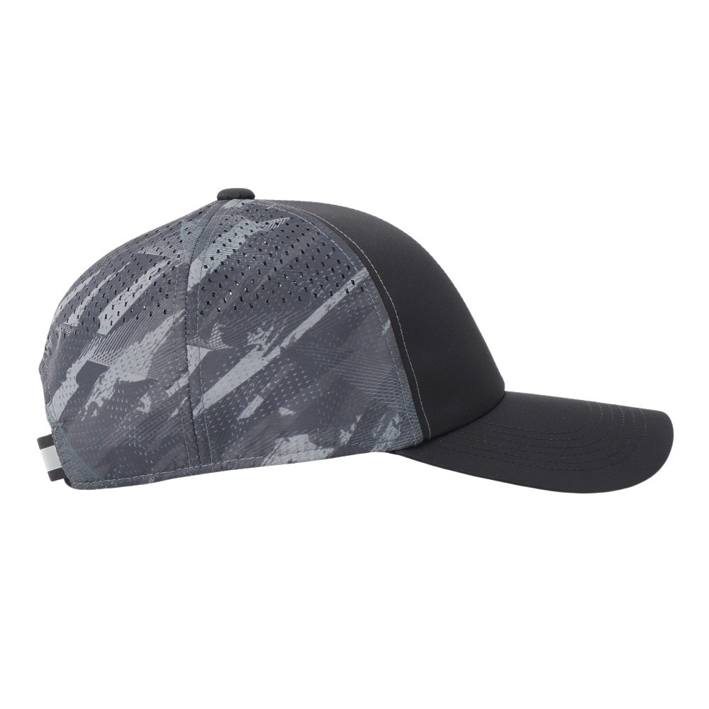 ジローム（GIRAUDM）（メンズ、レディース）帽子 レーザーカット  メッシュキャップ 黒 CP5S0001-WA897-GRST BLK  吸汗速乾 リフレクター 接触冷感 通気性