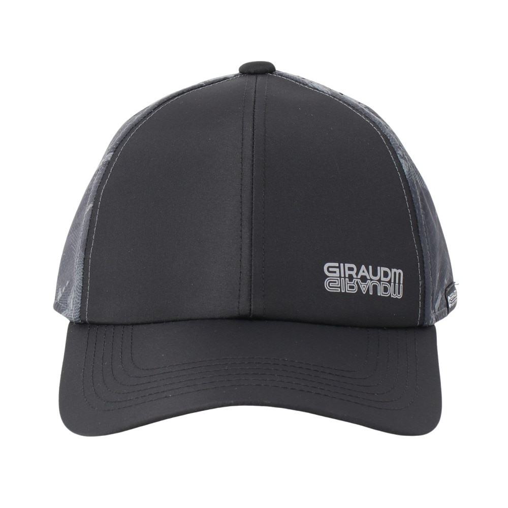 ジローム（GIRAUDM）（メンズ、レディース）帽子 レーザーカット  メッシュキャップ 黒 CP5S0001-WA897-GRST BLK  吸汗速乾 リフレクター 接触冷感 通気性