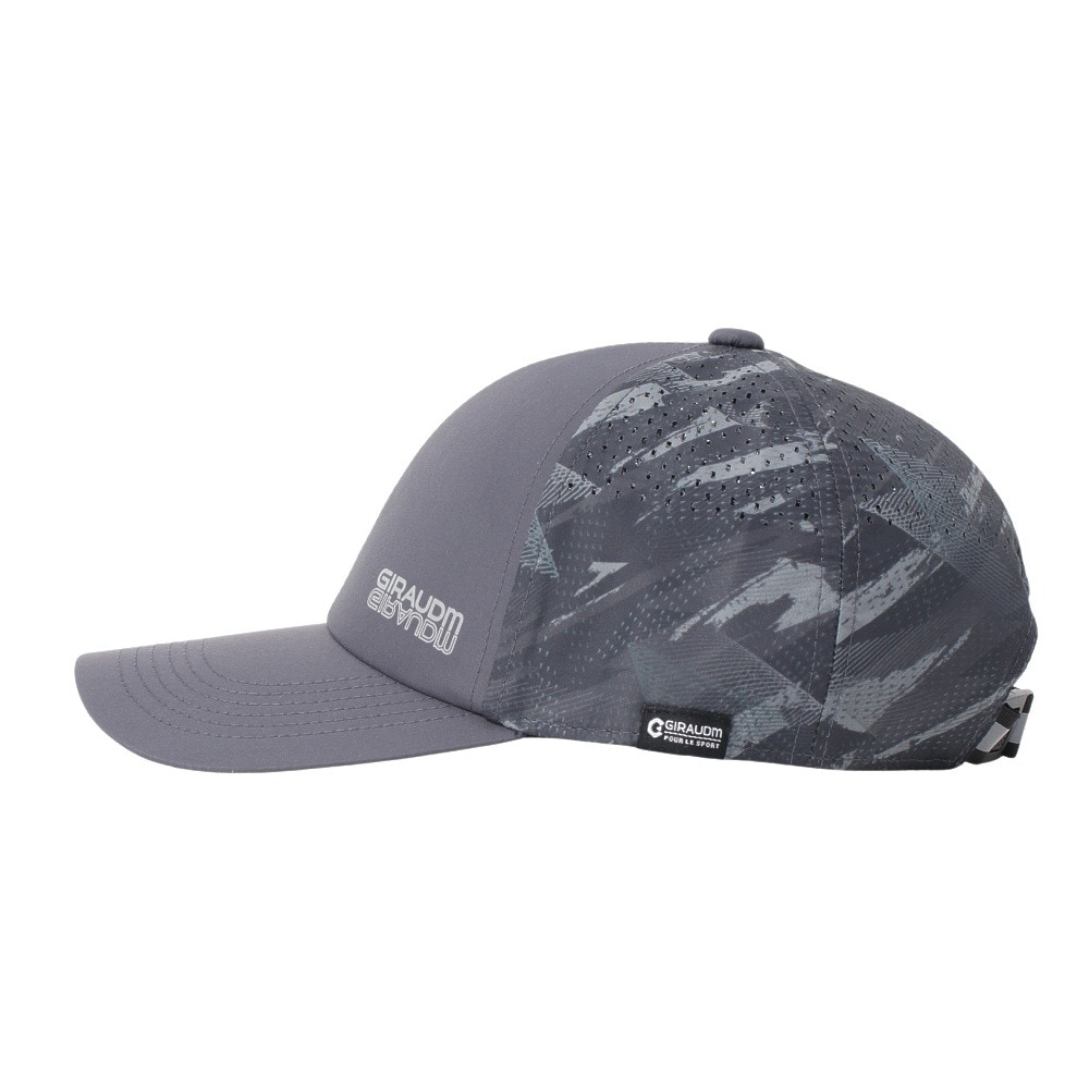 ジローム（GIRAUDM）（メンズ、レディース）帽子 レーザーカット  メッシュキャップ CP5S0001-WA897-GRST CGRY 吸汗速乾 リフレクター 接触冷感 通気性