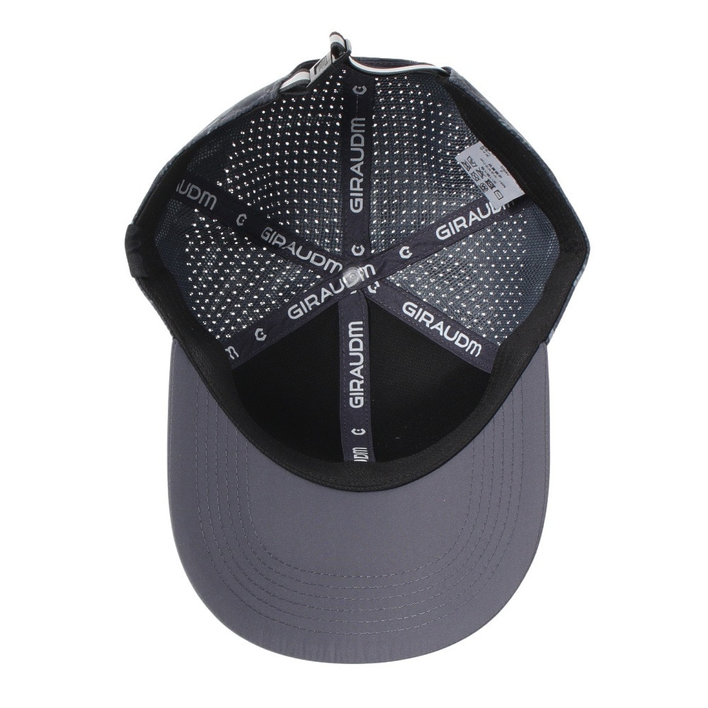 ジローム（GIRAUDM）（メンズ、レディース）帽子 レーザーカット  メッシュキャップ CP5S0001-WA897-GRST CGRY 吸汗速乾 リフレクター 接触冷感 通気性