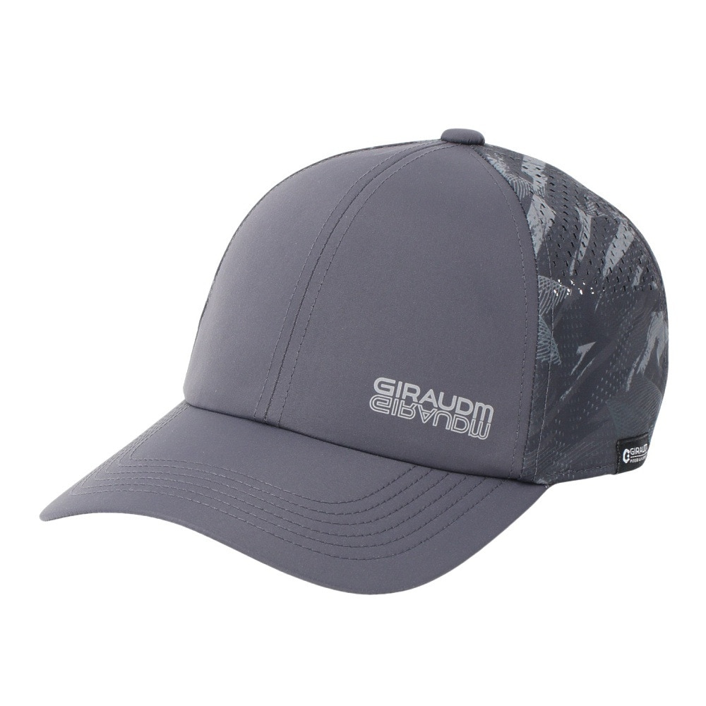 ジローム（GIRAUDM）（メンズ、レディース）帽子 レーザーカット  メッシュキャップ CP5S0001-WA897-GRST CGRY 吸汗速乾 リフレクター 接触冷感 通気性