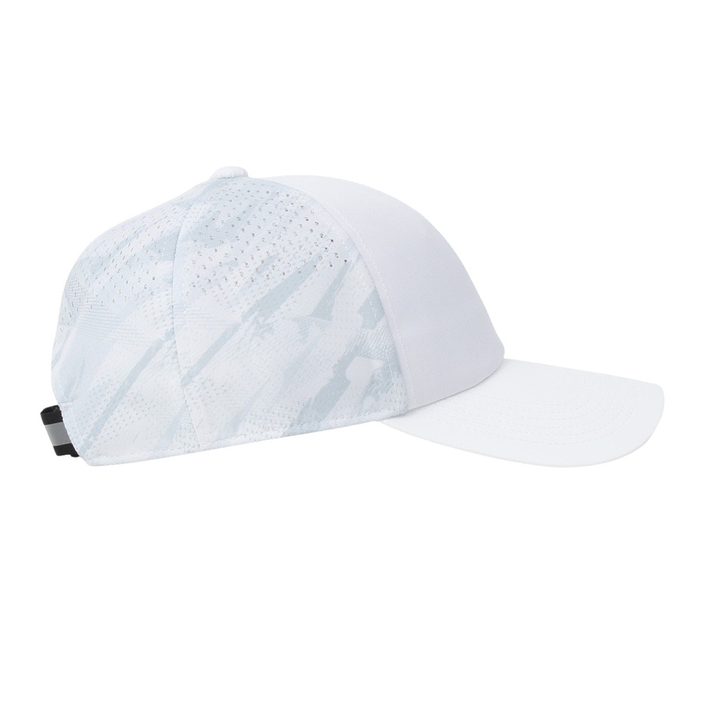 ジローム（GIRAUDM）（メンズ、レディース）帽子 レーザーカット  メッシュキャップ 白 CP5S0001-WA897-GRST WHT 吸汗速乾 リフレクター 接触冷感 通気性
