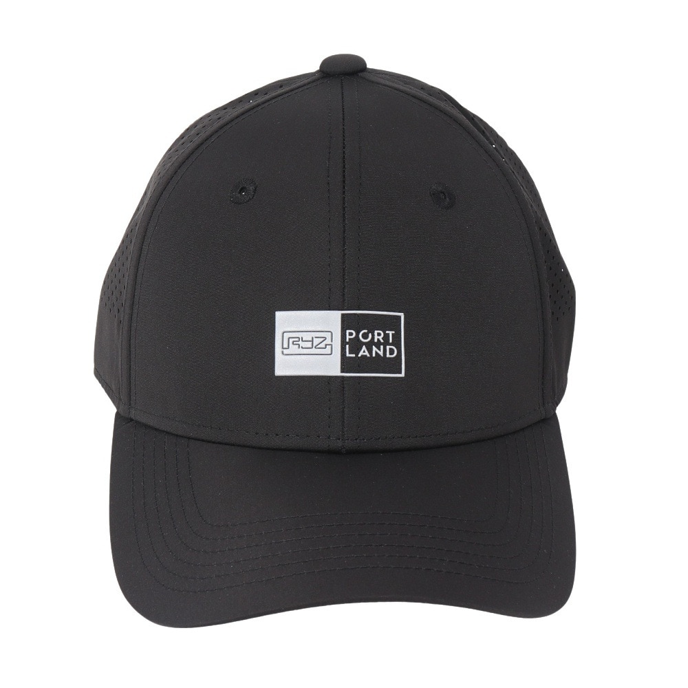 ライズ（RYZ）（メンズ）帽子 レーザーカットメッシュキャップ 黒 RZ20ST25SS0032 BLK 吸汗速乾 リフレクター 通気性 シンプル カジュアル 日除け 日差し対策