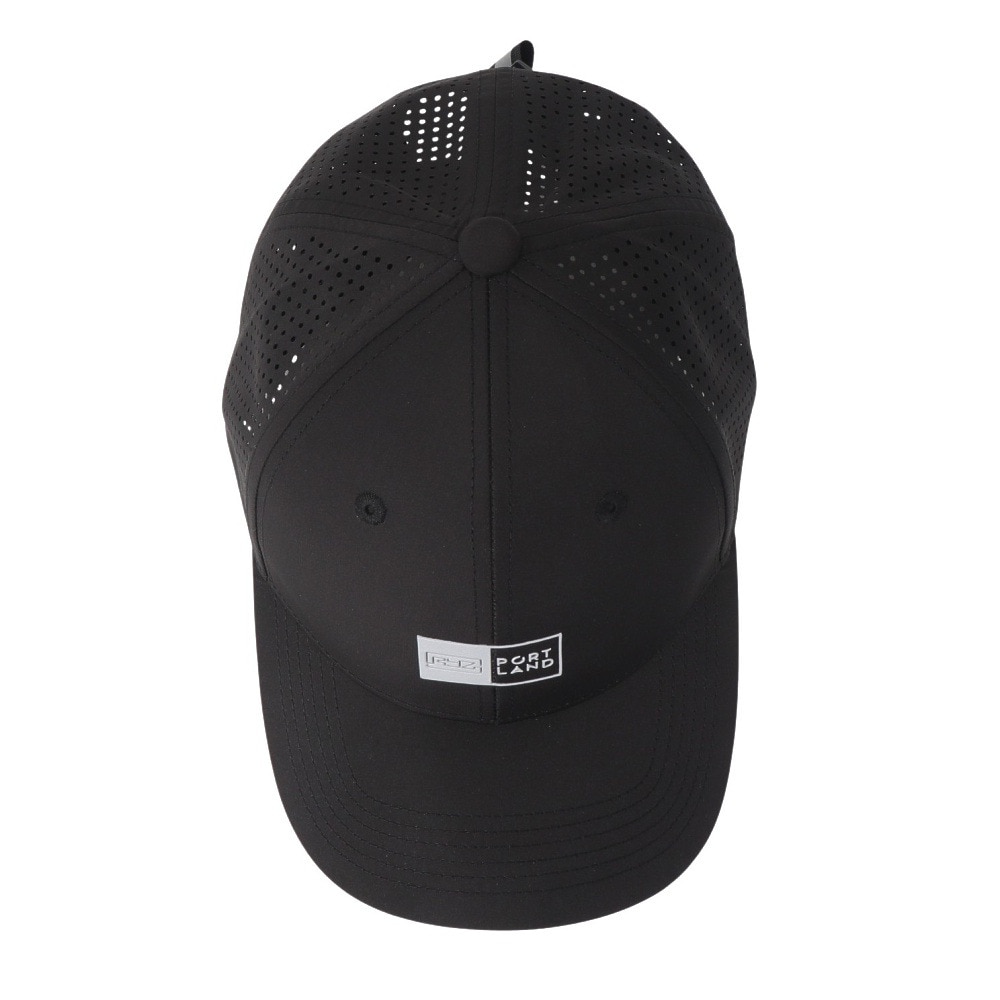 ライズ（RYZ）（メンズ）帽子 レーザーカットメッシュキャップ 黒 RZ20ST25SS0032 BLK 吸汗速乾 リフレクター 通気性 シンプル カジュアル 日除け 日差し対策