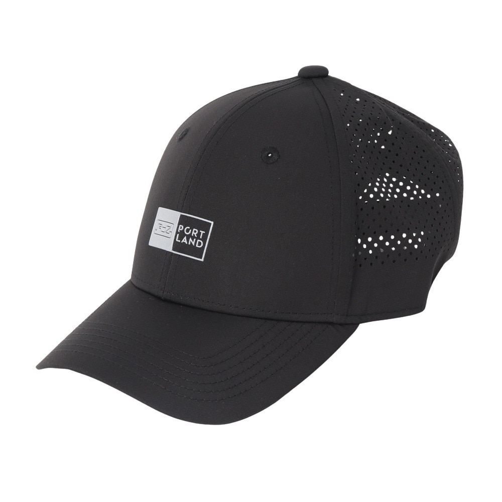 ライズ（RYZ）（メンズ）帽子 レーザーカットメッシュキャップ 黒 RZ20ST25SS0032 BLK 吸汗速乾 リフレクター 通気性 シンプル カジュアル 日除け 日差し対策