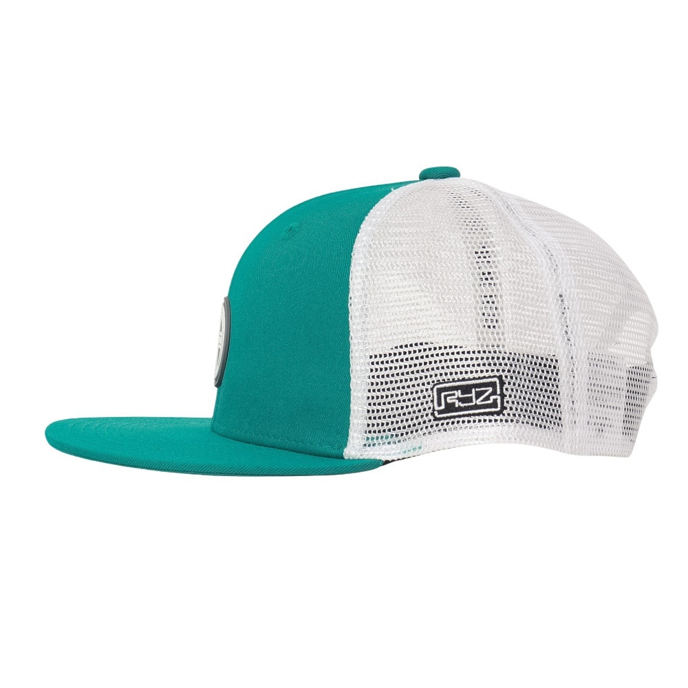 ライズ（RYZ）（メンズ）帽子 ワッペン BBメッシュキャップ 緑 RZ20ST25SS0043 TQG カジュアル ファッション おしゃれ スト系 お出かけ 旅行 デート ラフ