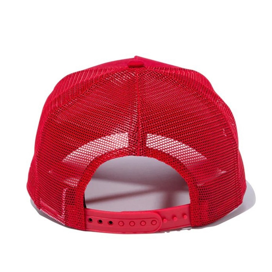 ニューエラ（NEW ERA）（メンズ、レディース）帽子 キャップ 9FORTY A-Frame トラッカー 広島東洋カープ 赤 14524979 シンプル カジュアル 野球 おしゃれ