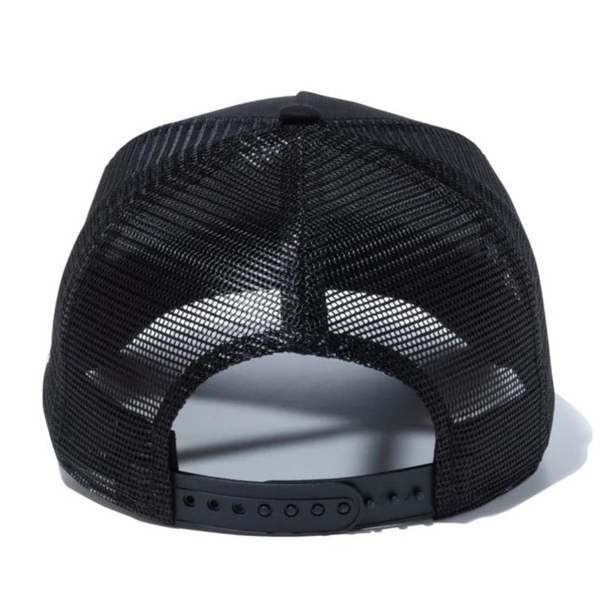 ニューエラ（NEW ERA）（メンズ、レディース）帽子 9FORTY A-Frame トラッカー クラシックロゴ キャップ 14524995 56.8-60.6cm 黒