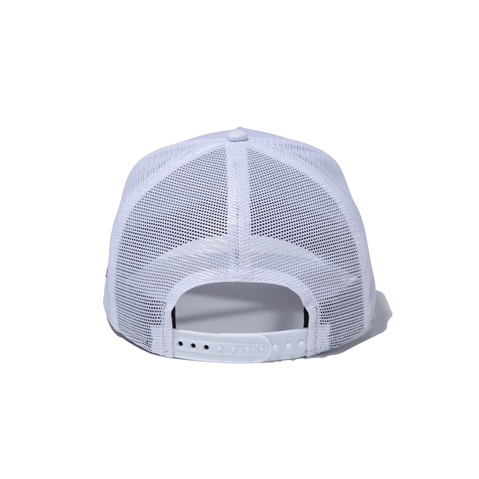 ニューエラ（NEW ERA）（メンズ、レディース）帽子 キャップ 9FORTY A-Frame トラッカー ボックスロゴ 白 14524999 通気性 日差し対策 深め
