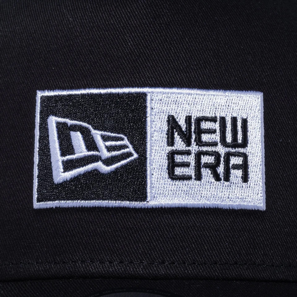 ニューエラ（NEW ERA）（メンズ、レディース）帽子 9FORTY A-Frame トラッカー ボックスロゴ キャップ 14525001 56.8-60.6cm 黒