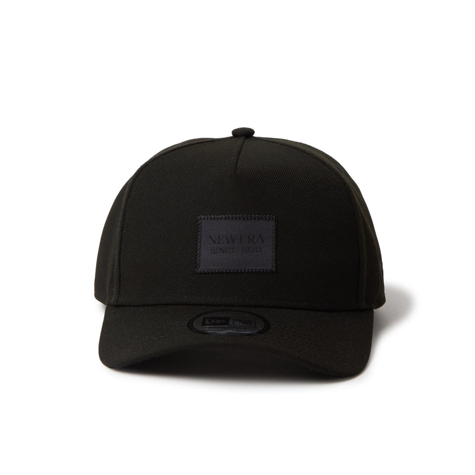 ニューエラ（NEW ERA）（メンズ、レディース）キャップ 9FORTY A-Frame Black Woven Patch 黒 56-60cm 14667865 スポーツキャップ 帽子