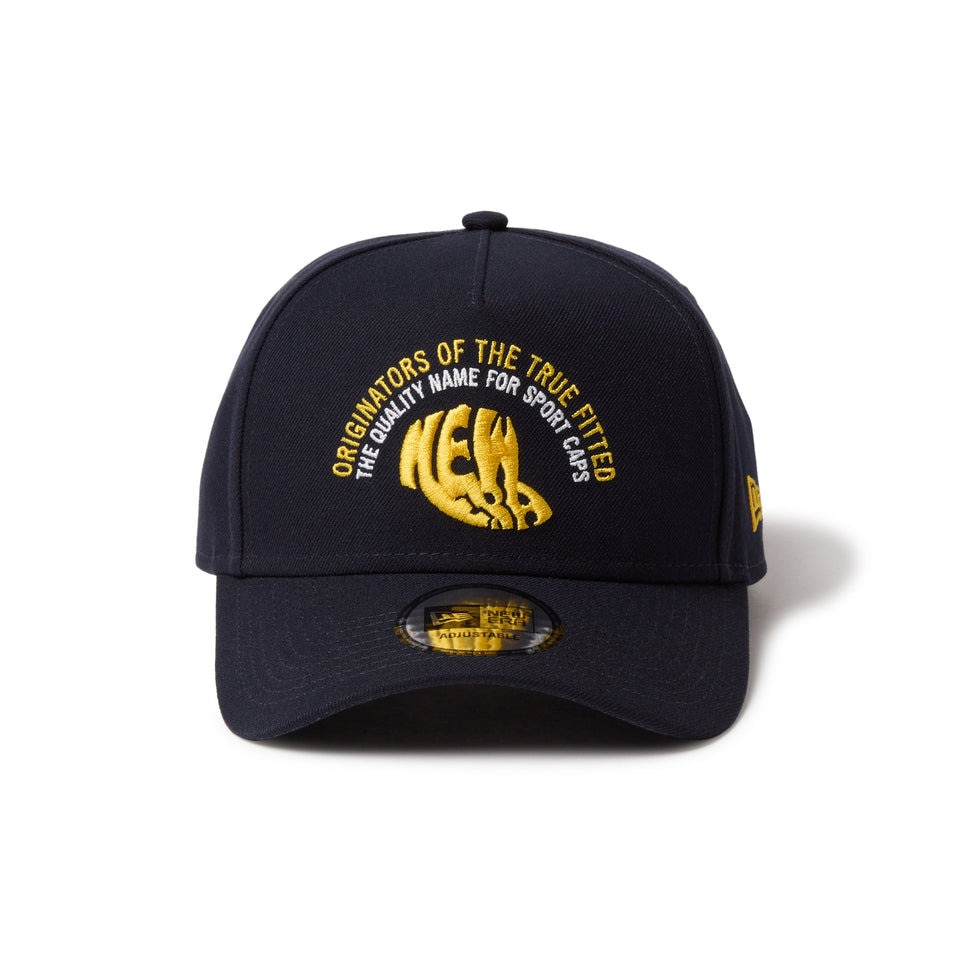 ニューエラ（NEW ERA）（メンズ、レディース）キャップ 9FORTY A-Frame Archive Embroidery 紺 56-60cm 14667900 スポーツキャップ 帽子