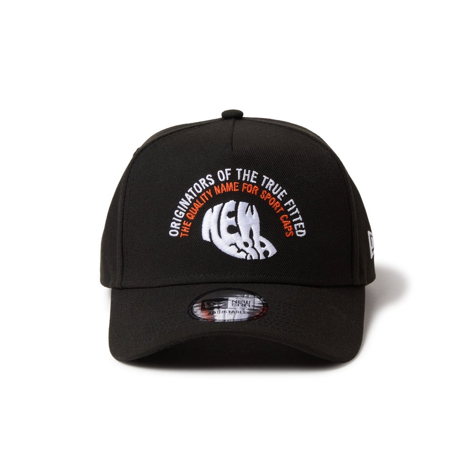 ニューエラ（NEW ERA）（メンズ、レディース）キャップ 9FORTY A-Frame Archive Embroidery 黒 56-60cm 14667902 スポーツキャップ 帽子