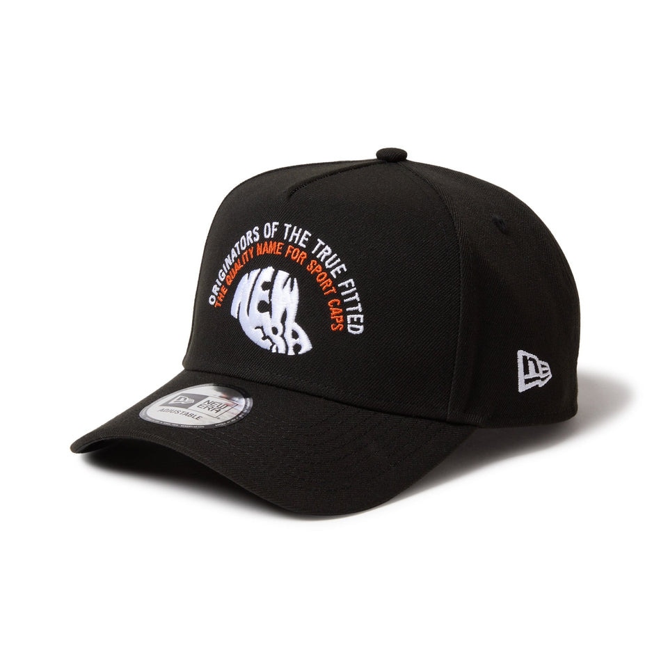ニューエラ（NEW ERA）（メンズ、レディース）キャップ 9FORTY A-Frame Archive Embroidery 黒 56-60cm 14667902 スポーツキャップ 帽子