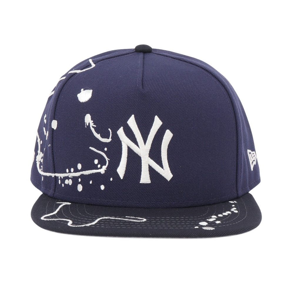 ニューエラ（NEW ERA）（メンズ、レディース）メッシュキャップ 5-Panel Square Visor Dripping ニューヨーク・ヤンキース 14668190
