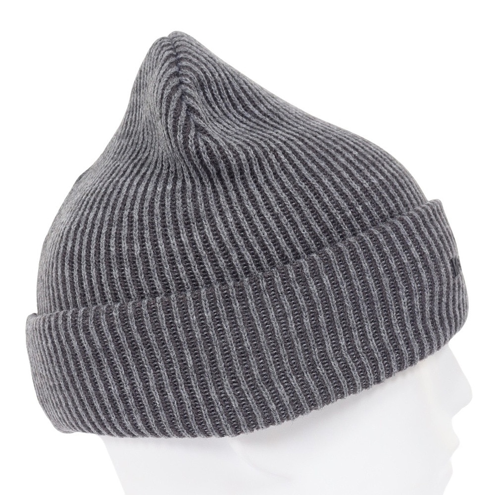 デサント（DESCENTE）（メンズ）ニット帽 リブニットキャップ DMAWJC71 GY 防寒 フリーサイズ グレー