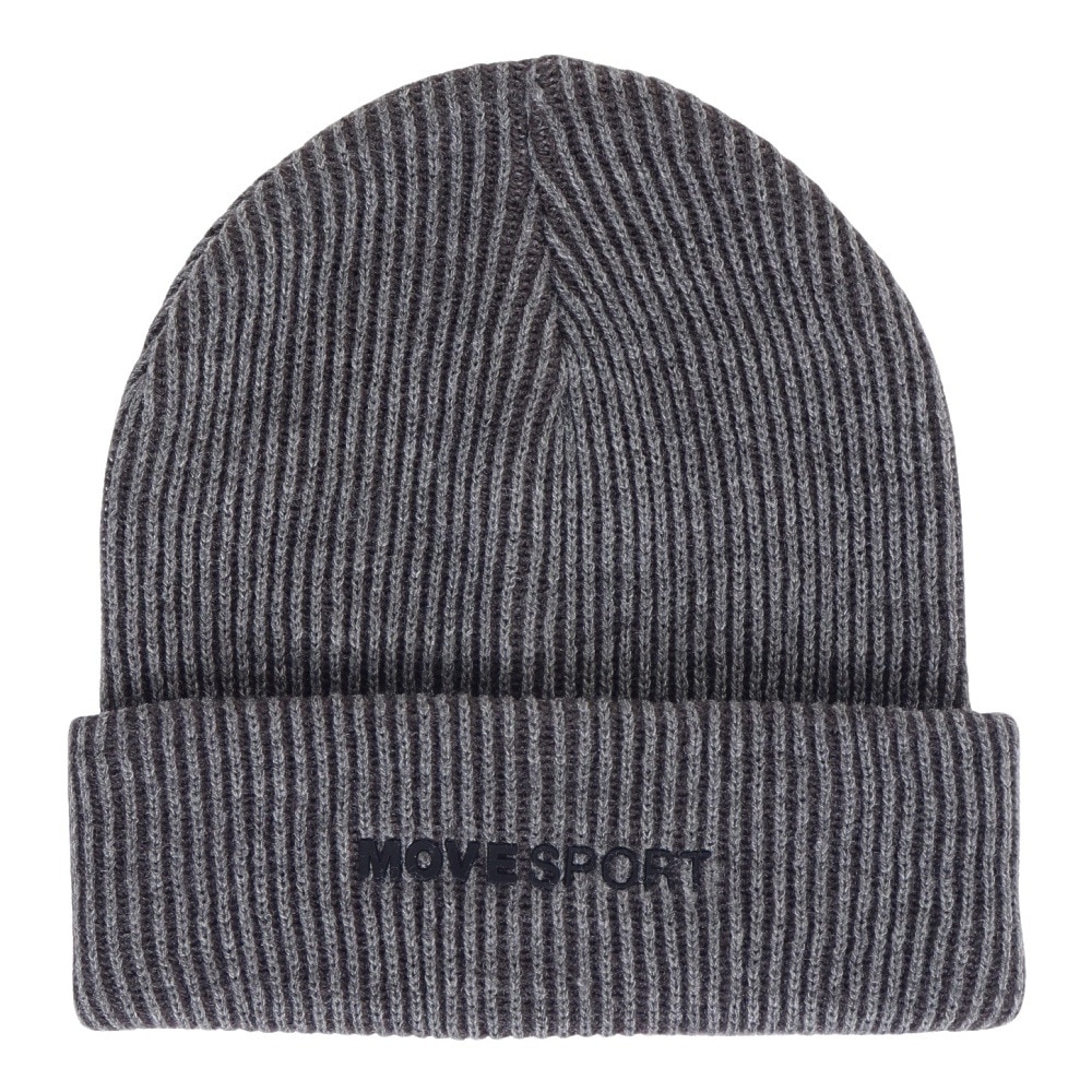 デサント（DESCENTE）（メンズ）ニット帽 リブニットキャップ DMAWJC71 GY 防寒 フリーサイズ グレー
