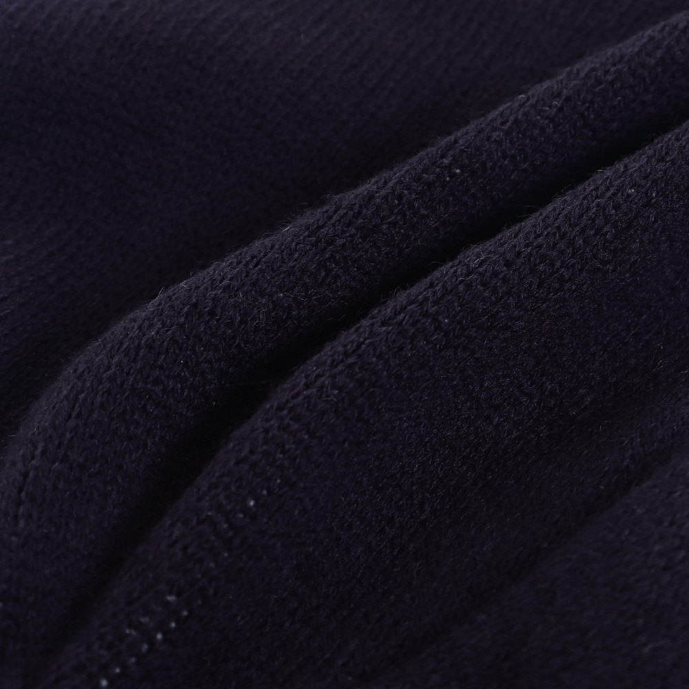 デサント（DESCENTE）（メンズ）ニット帽 ジャガードニットキャップ DMAWJC72 NV 防寒 フリーサイズ 抗菌防臭 紺