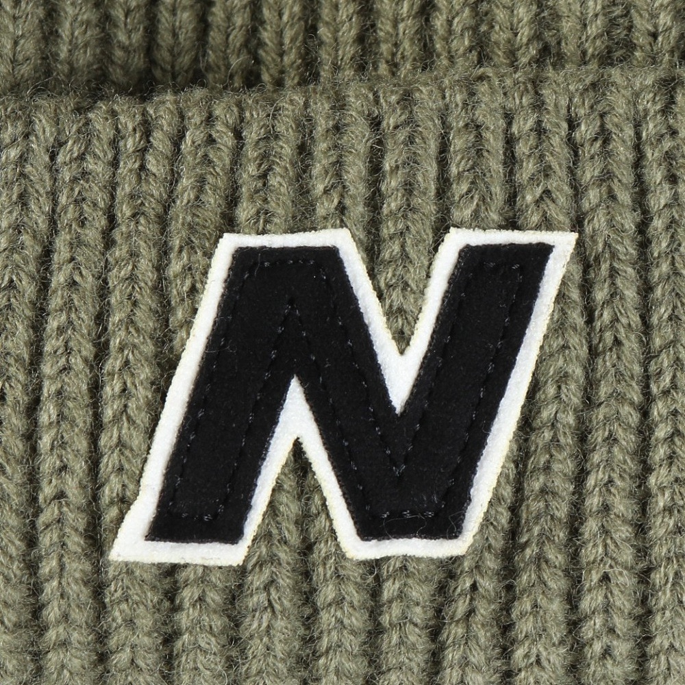 ニューバランス（new balance）（メンズ、レディース）帽子 Winter ウォッチマン ブロック N ビーニー LAH33003DEK オリーブ フリーサイズ 保温