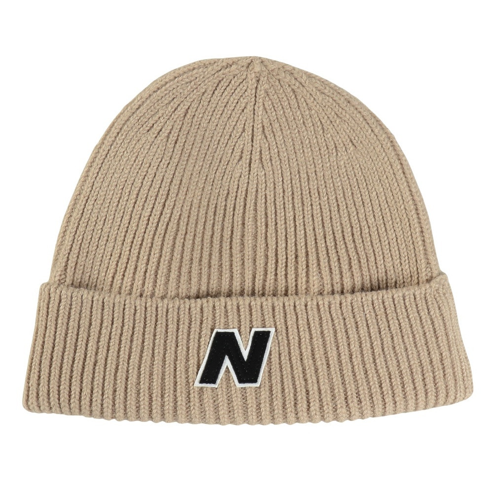 ニューバランス（new balance）（メンズ、レディース）帽子 Winter ウォッチマン ブロック N ビーニー LAH33003SOT 茶色 フリーサイズ 保温