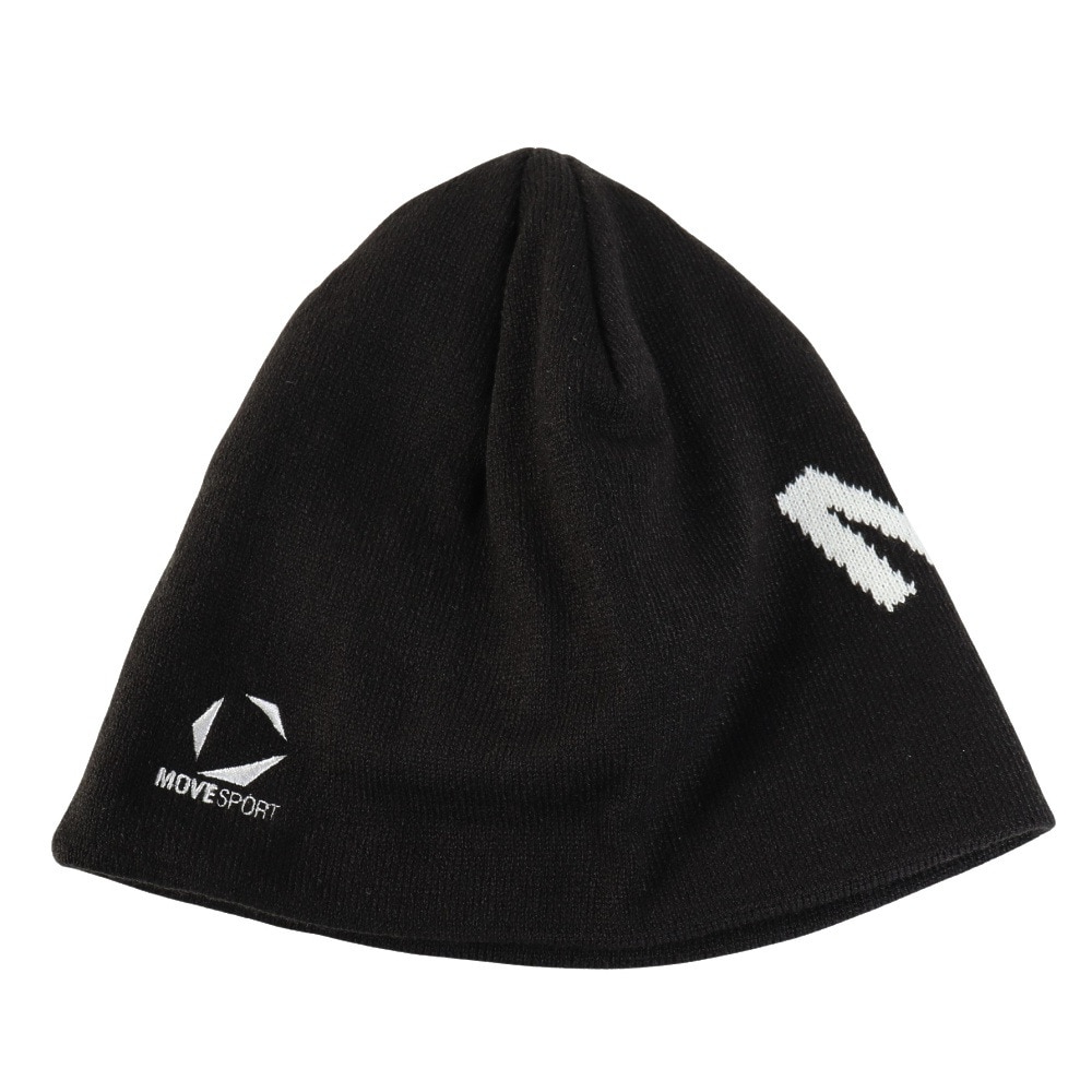 デサント（DESCENTE）（メンズ、レディース）ニットキャップ ロゴジャカードビーニー ST5FCP40U BK00