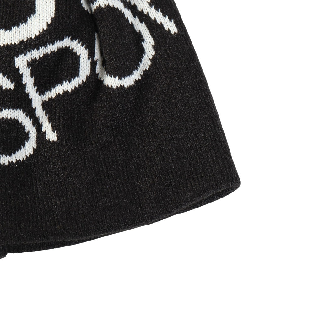 デサント（DESCENTE）（メンズ、レディース）ニットキャップ ロゴジャカードビーニー ST5FCP40U BK00