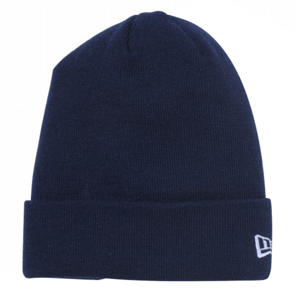ニューエラ（NEW ERA）（メンズ）ニット帽 Basic Cuff Knit ネイビー