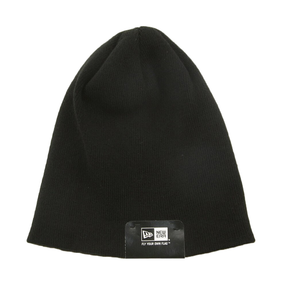 ニューエラ（NEW ERA）（メンズ、レディース）ニット帽 防寒 Basic Beanie ビーニー 黒 11120547 