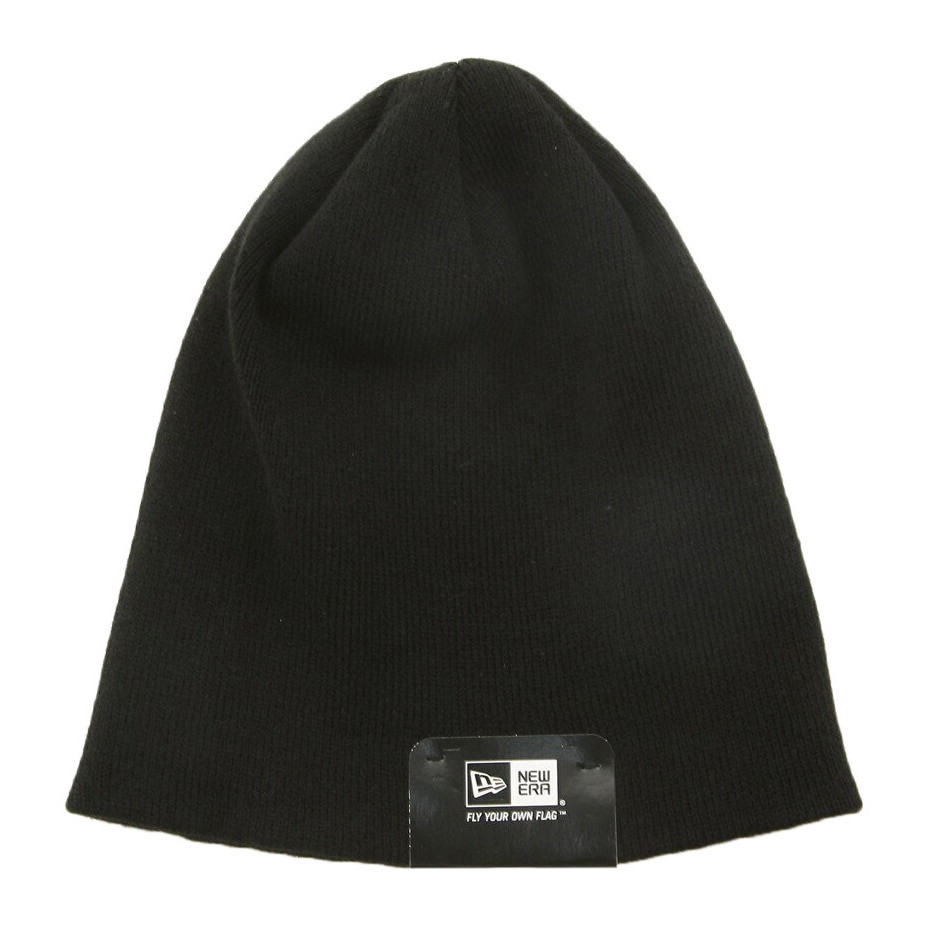 ニューエラ（NEW ERA）（メンズ、レディース）ニット帽 防寒 Basic Beanie ビーニー 黒 11120547 