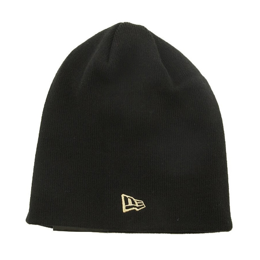 ニューエラ（NEW ERA）（メンズ、レディース）ニット帽 防寒 Basic Beanie ビーニー 黒 11120547  スポーツ用品はスーパースポーツゼビオ