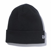 ニューエラ（NEW ERA）（メンズ、レディース）ニット帽 ベーシック カフニット 11120507 ウインター衣料小物 BLK ビーニー ニット帽 防寒