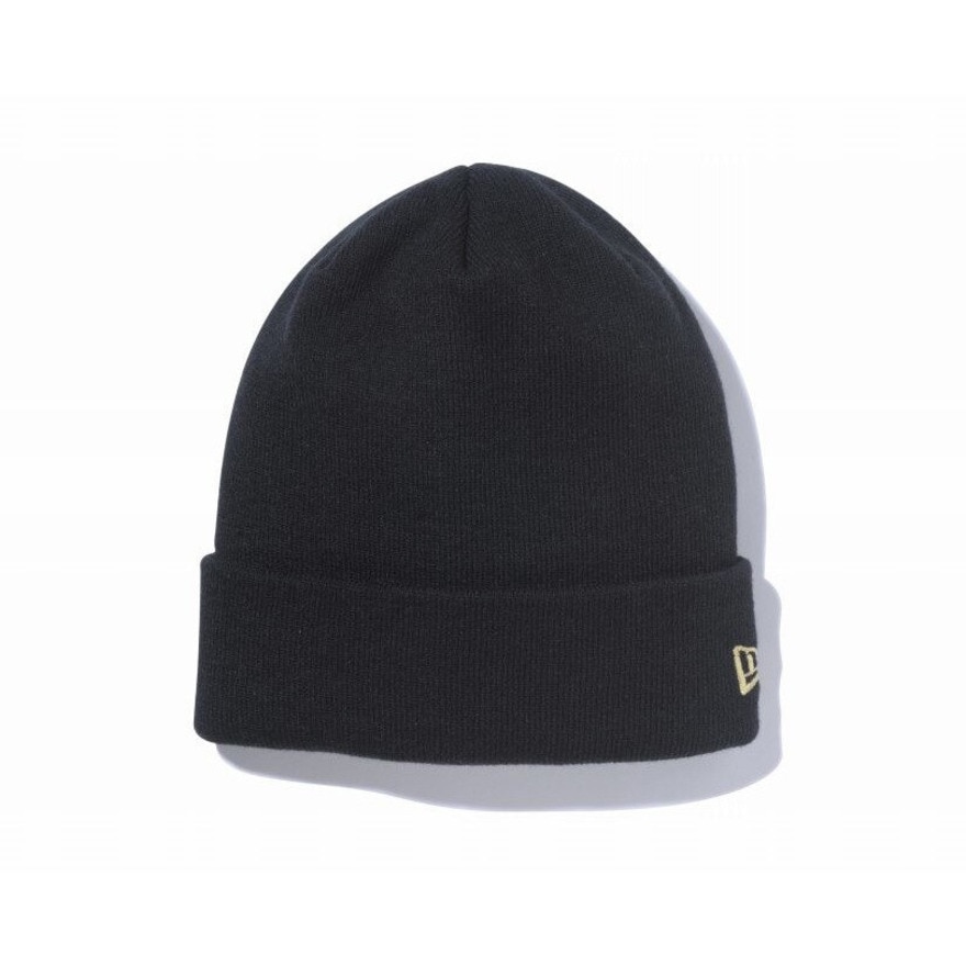 NEW ERA ニット帽 防寒 Basic Cuff Knit ビーニー 黒 11120505 Ｆ 90 帽子