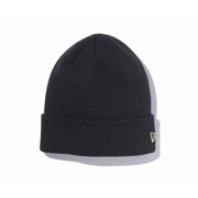 ニューエラ（NEW ERA）（メンズ、レディース）ニット帽 防寒 Basic Cuff Knit ビーニー 黒 11120505 