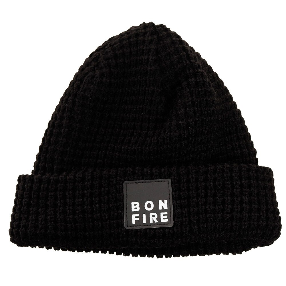  WAFFLE FISHERMAN CAP ニット帽 20BNF10FST2061 BLK
