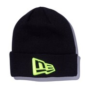 ニューエラ（NEW ERA）（メンズ、レディース）ニット帽 ベーシック カフニット フラッグロゴ 12540550