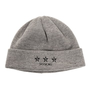 セッションズ（SESSIONS）（メンズ）3スターズニットキャップ 218183 GRY